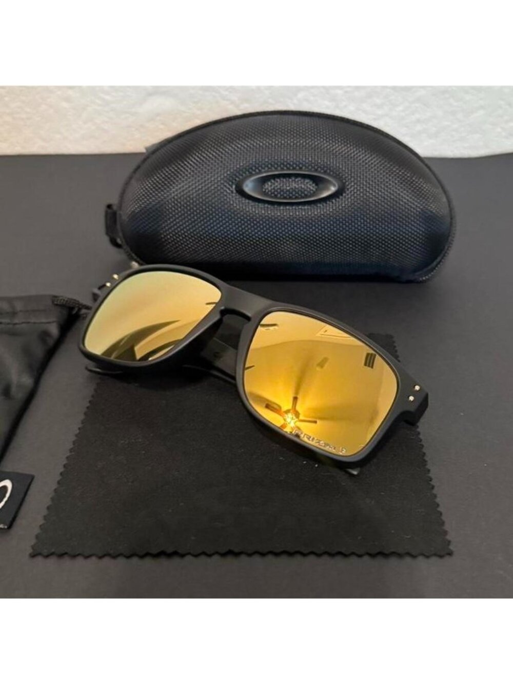 OO9102 Oakley Holbrook 24K Prizm Polarized Sunglasses - Picture 2 of 9